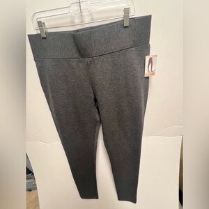 PHILOSOPHY CHARCOAL HEATHER LADIES LEGGINGS. SIZE XL. NWT